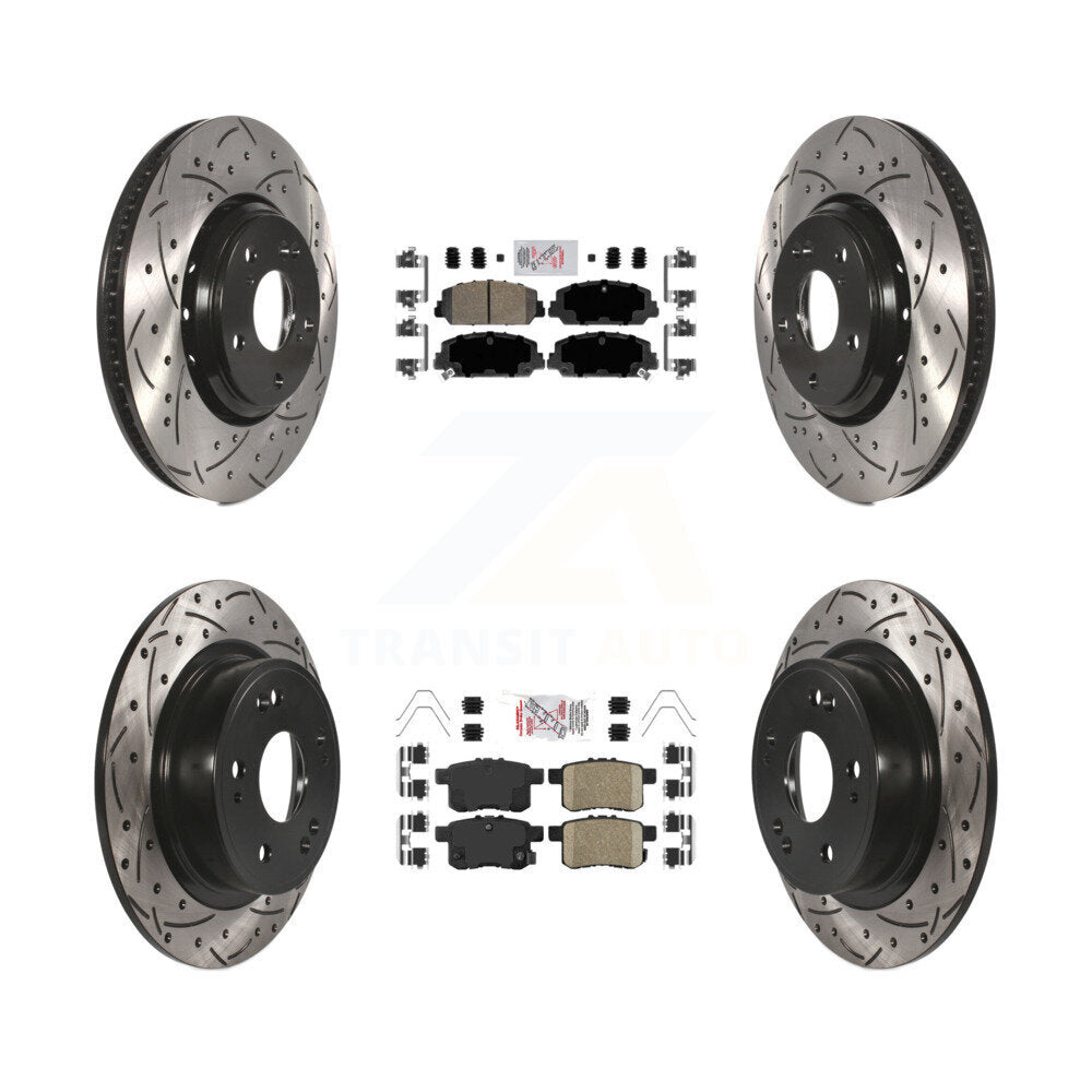 Transit Auto KDA-100570 Disc Brake Kit for 2016-2017 Honda Accord - Front and Rear product image