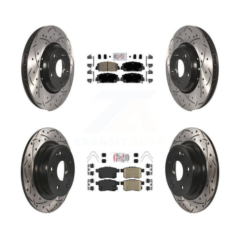Transit Auto KDA-100570 Disc Brake Kit for 2016-2017 Honda Accord - Front and Rear product image
