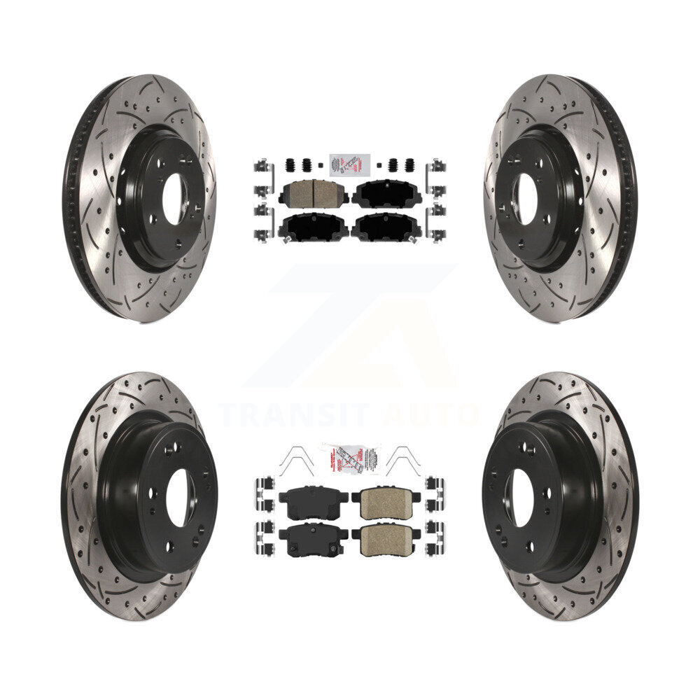 Transit Auto KDA-100571 Disc Brake Kit for 2016-2017 Honda Accord - Front and Rear product image