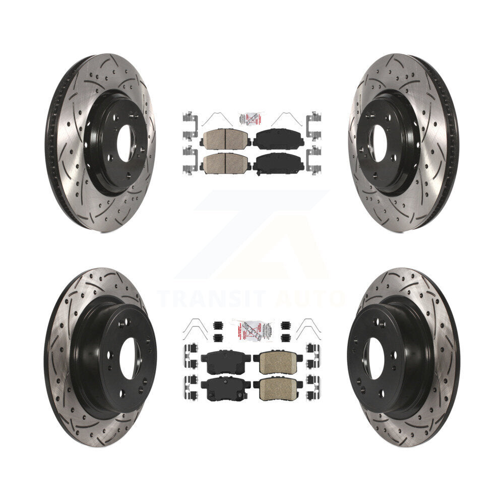 Transit Auto KDA-100572 Disc Brake Kit for 2016-2017 Honda Accord - Front and Rear product image