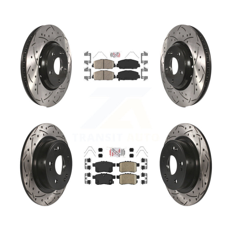 Transit Auto KDA-100572 Disc Brake Kit for 2016-2017 Honda Accord - Front and Rear product image