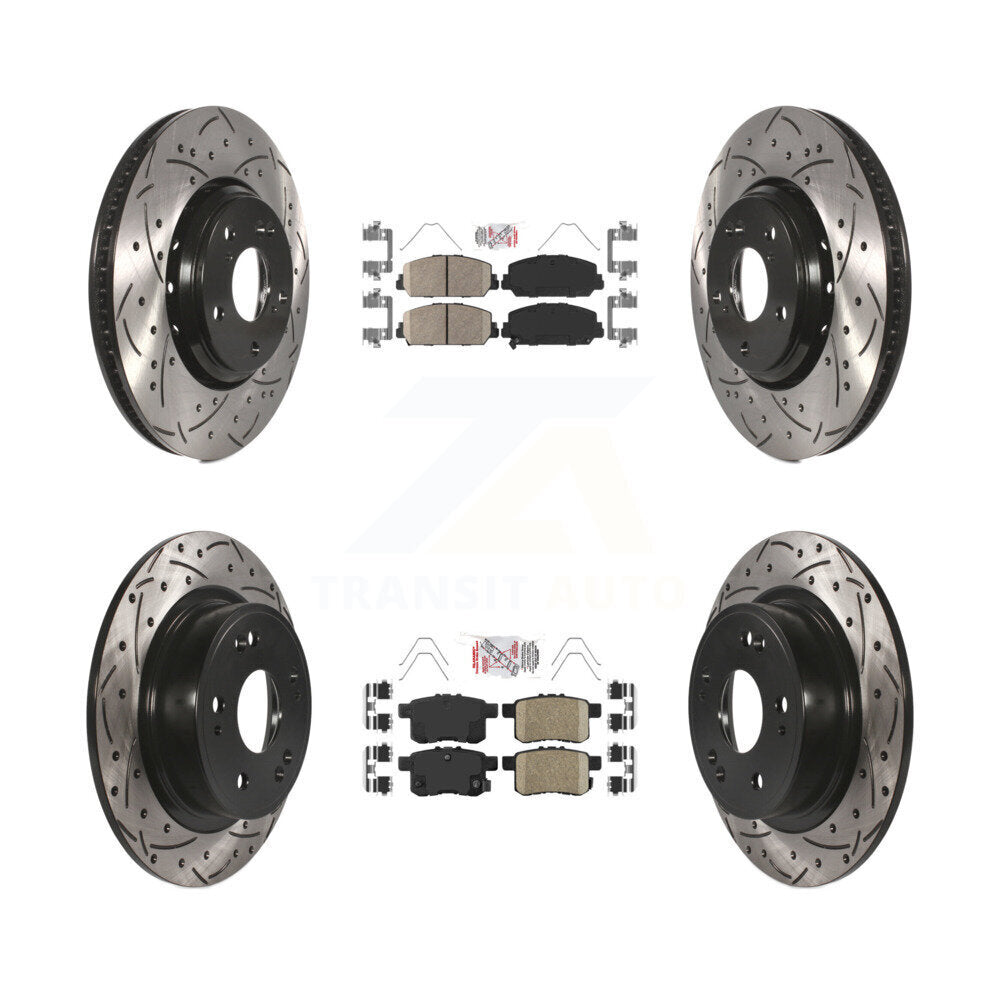 Transit Auto KDA-100573 Disc Brake Kit for 2016-2017 Honda Accord - Front and Rear product image