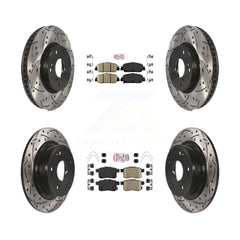 Transit Auto KDA-100574 Disc Brake Kit for 2013-2017 Honda Accord - Front and Rear product image