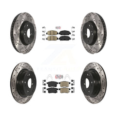 Transit Auto KDA-100575 Disc Brake Kit for 2013-2017 Honda Accord - Front and Rear product image