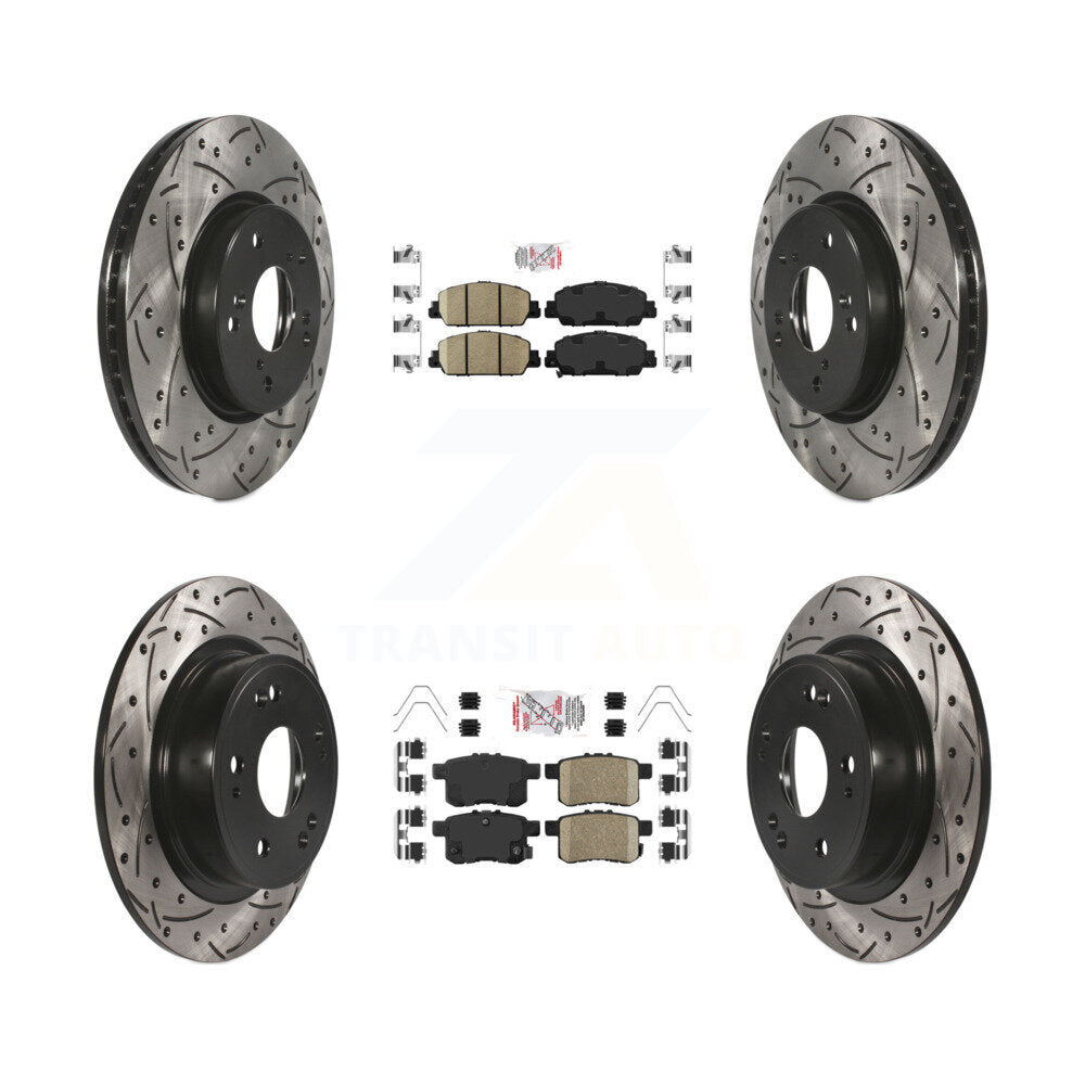 Transit Auto KDA-100576 Disc Brake Kit for 2013-2017 Honda Accord - Front and Rear product image