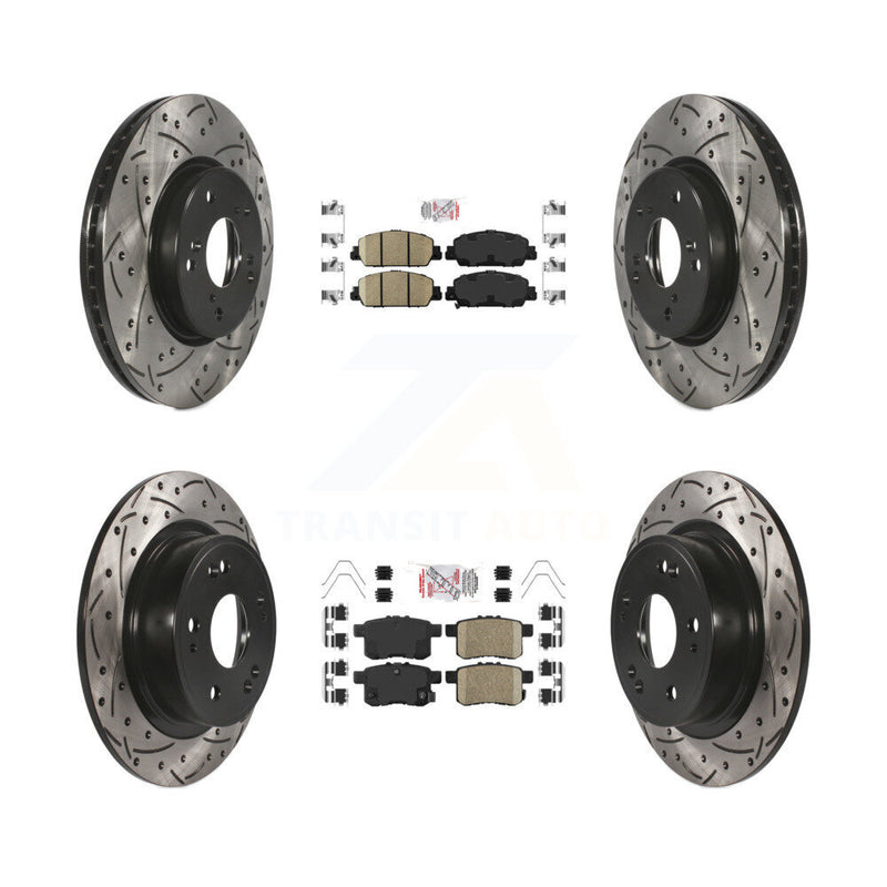 Transit Auto KDA-100576 Disc Brake Kit for 2013-2017 Honda Accord - Front and Rear product image