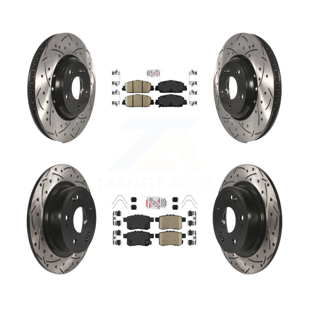 Transit Auto KDA-100578 Disc Brake Kit for 2017 Honda Accord - Front and Rear product image