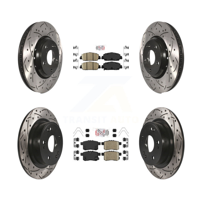 Transit Auto KDA-100578 Disc Brake Kit for 2017 Honda Accord - Front and Rear product image