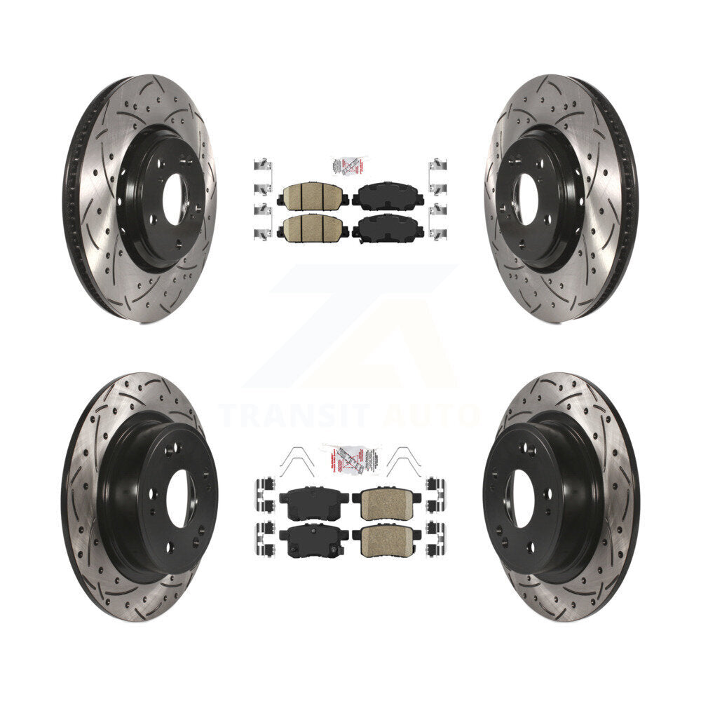 Transit Auto KDA-100579 Disc Brake Kit for 2017 Honda Accord - Front and Rear product image