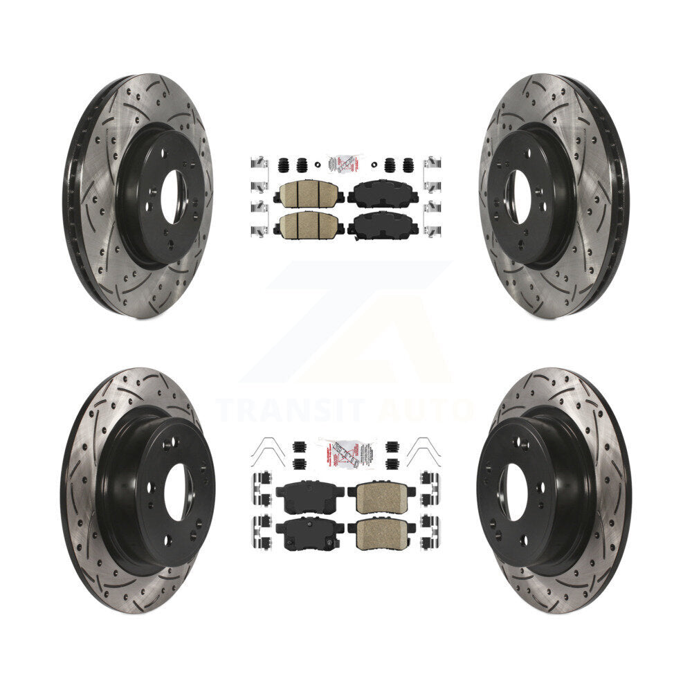 Transit Auto KDA-100582 Disc Brake Kit for 2013-2017 Honda Accord - Front and Rear product image
