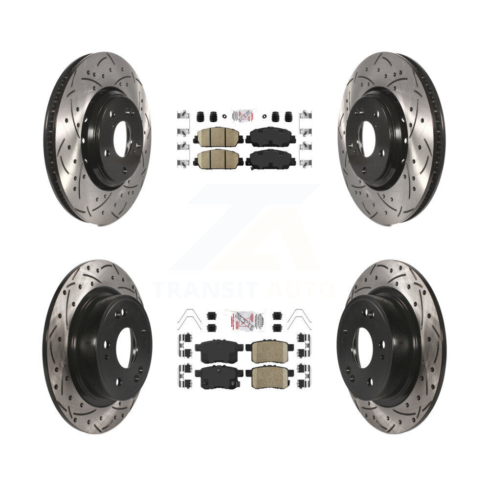 Transit Auto KDA-100584 Disc Brake Kit for 2017 Honda Accord - Front and Rear product image