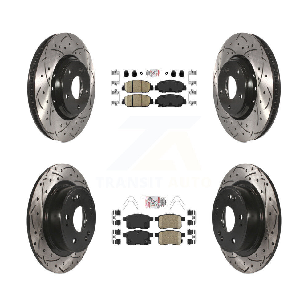 Transit Auto KDA-100585 Disc Brake Kit for 2017 Honda Accord - Front and Rear product image