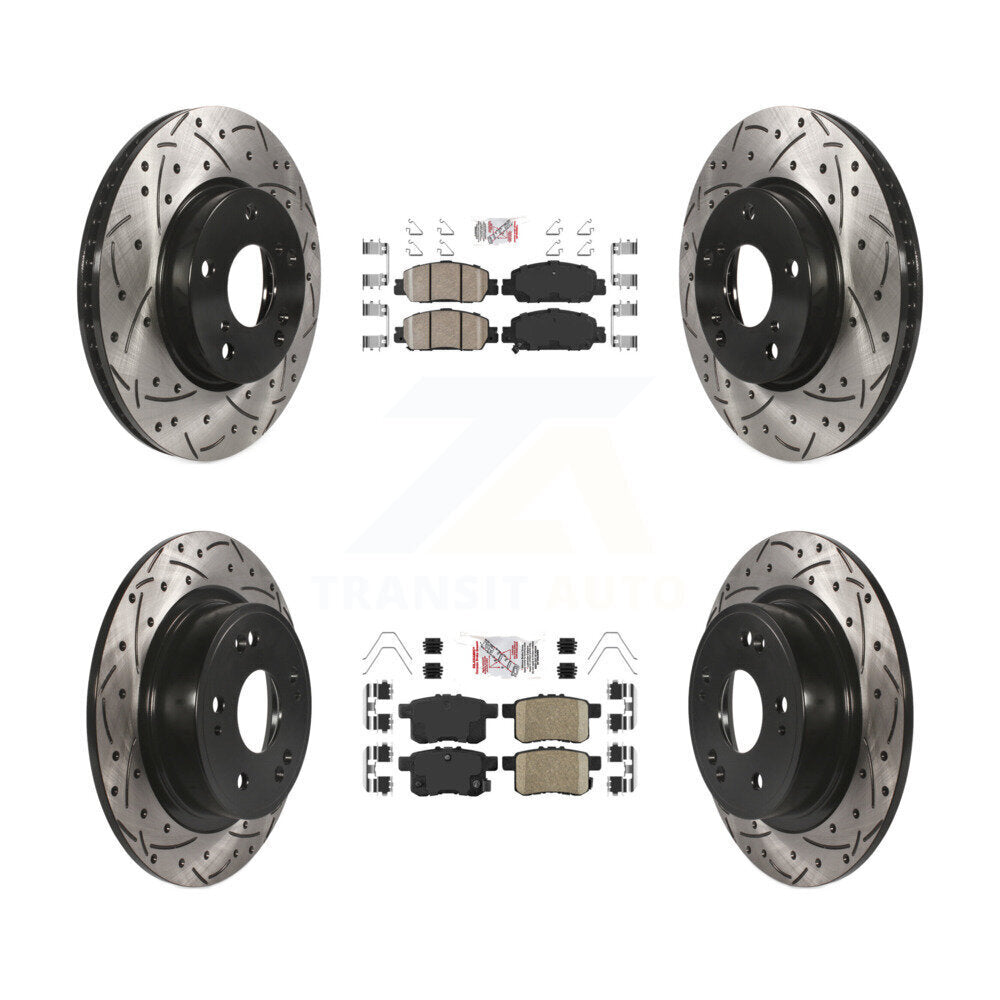 Transit Auto KDA-100586 Disc Brake Kit for 2017 Honda Accord - Front and Rear product image