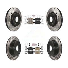Transit Auto KDA-100586 Disc Brake Kit for 2017 Honda Accord - Front and Rear product image