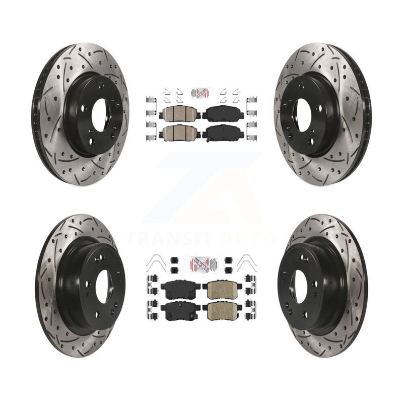 Transit Auto KDA-100586 Disc Brake Kit for 2017 Honda Accord - Front and Rear product image