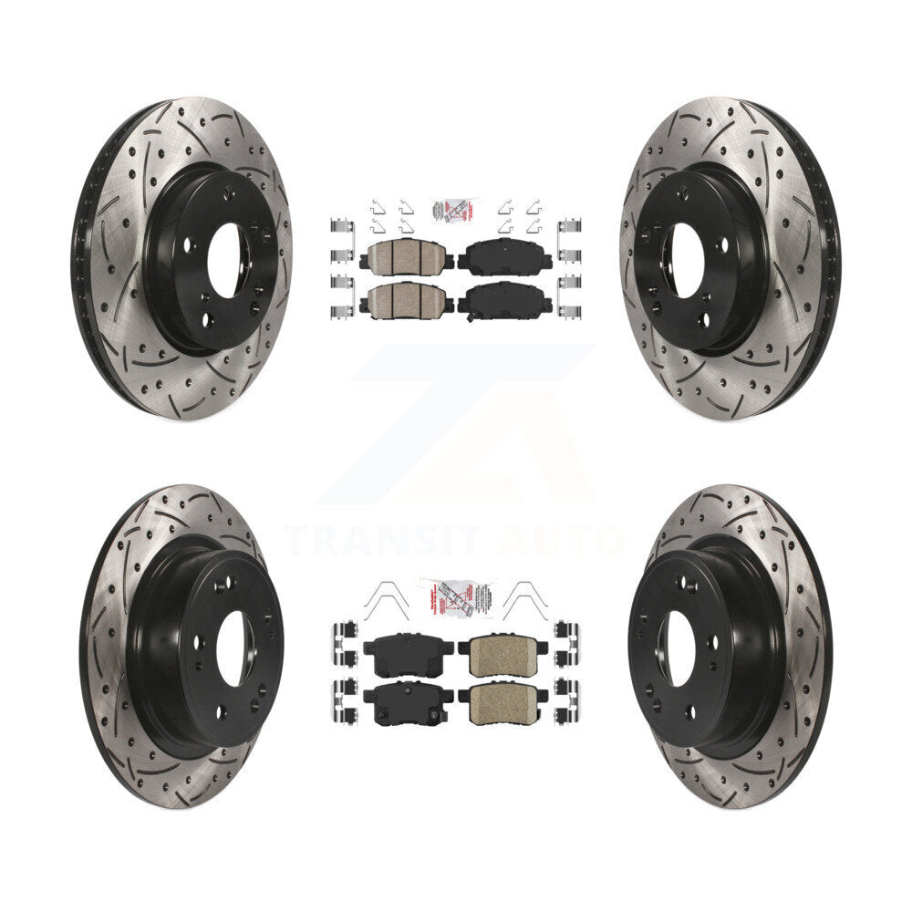 Transit Auto KDA-100587 Disc Brake Kit for 2017 Honda Accord - Front and Rear product image