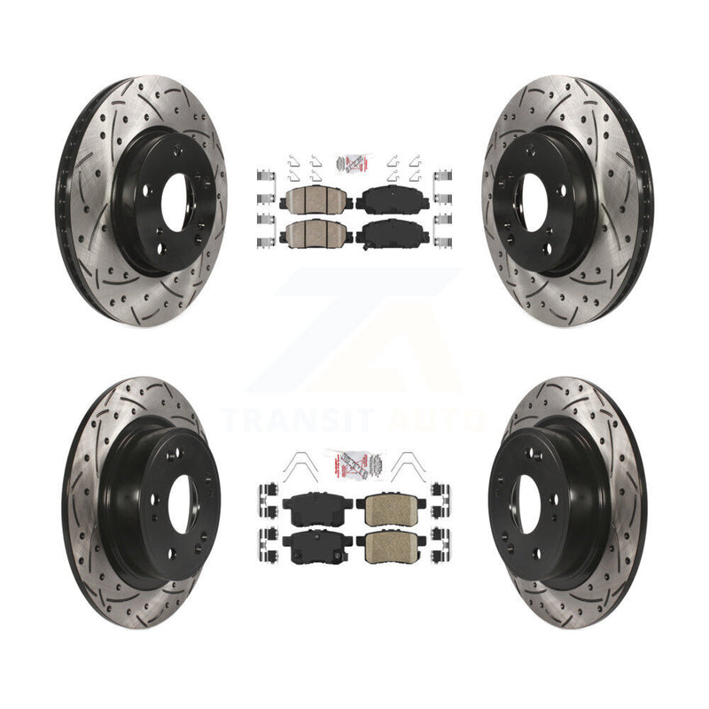 Transit Auto KDA-100587 Disc Brake Kit for 2017 Honda Accord - Front and Rear product image
