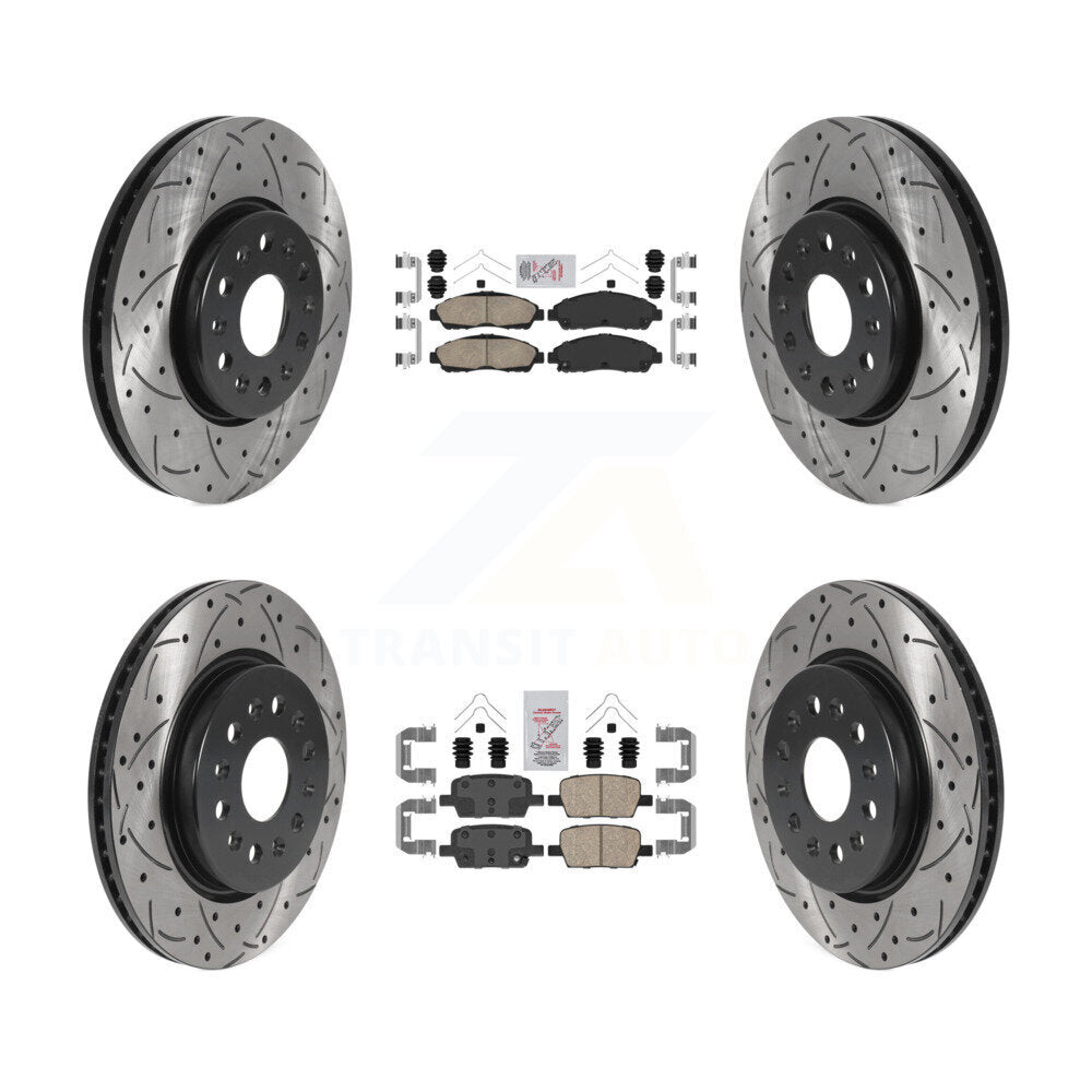 Transit Auto KDA-100588 Disc Brake Kit for 2017-2020 Chevrolet Traverse, Chevrolet Blazer, Buick Enclave & more - Front and Rear product image