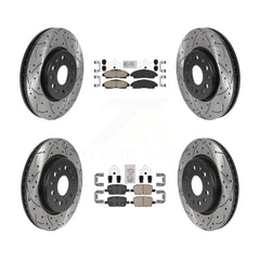 Transit Auto KDA-100588 Disc Brake Kit for 2017-2020 Chevrolet Traverse, Chevrolet Blazer, Buick Enclave & more - Front and Rear product image