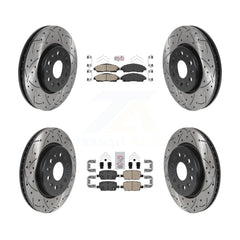 Transit Auto KDA-100590 Disc Brake Kit for 2017-2020 Chevrolet Traverse, Chevrolet Blazer, Buick Enclave & more - Front and Rear product image