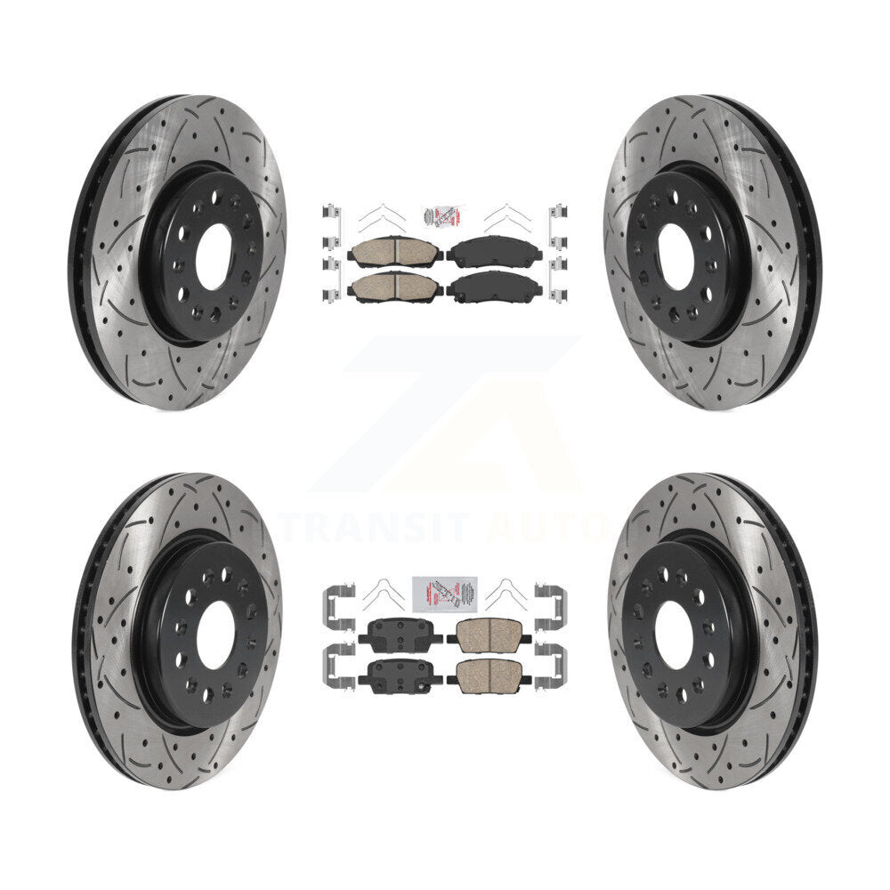 Transit Auto KDA-100591 Disc Brake Kit for 2017-2020 Chevrolet Traverse, Chevrolet Blazer, Buick Enclave & more - Front and Rear product image