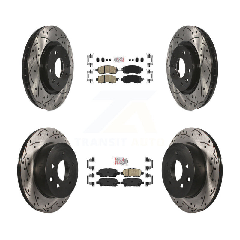 Transit Auto KDA-100597 Disc Brake Kit for 2014-2017 Nissan LEAF - Front and Rear product image