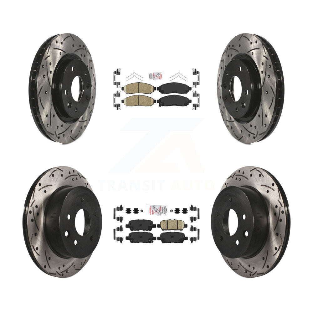 Transit Auto KDA-100598 Disc Brake Kit for 2015 Nissan LEAF - Front and Rear product image