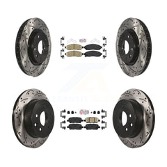 Transit Auto KDA-100598 Disc Brake Kit for 2015 Nissan LEAF - Front and Rear product image