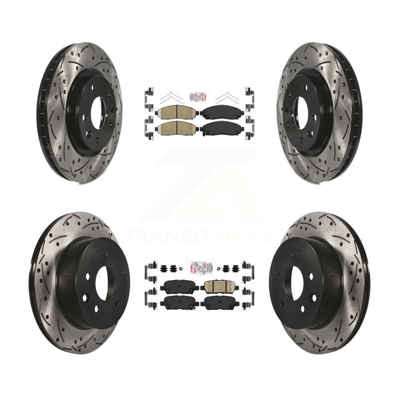 Transit Auto KDA-100598 Disc Brake Kit for 2015 Nissan LEAF - Front and Rear product image