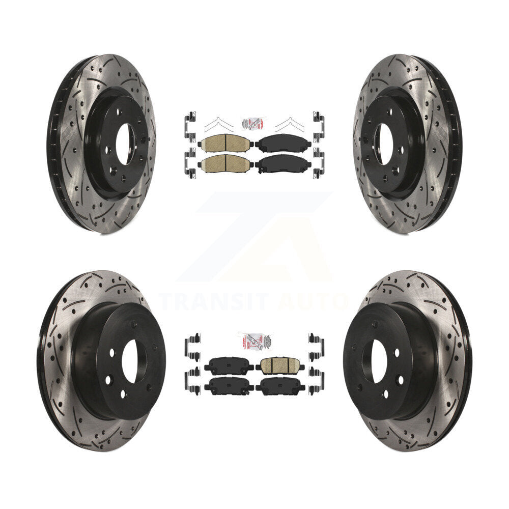Transit Auto KDA-100599 Disc Brake Kit for 2015 Nissan LEAF - Front and Rear product image