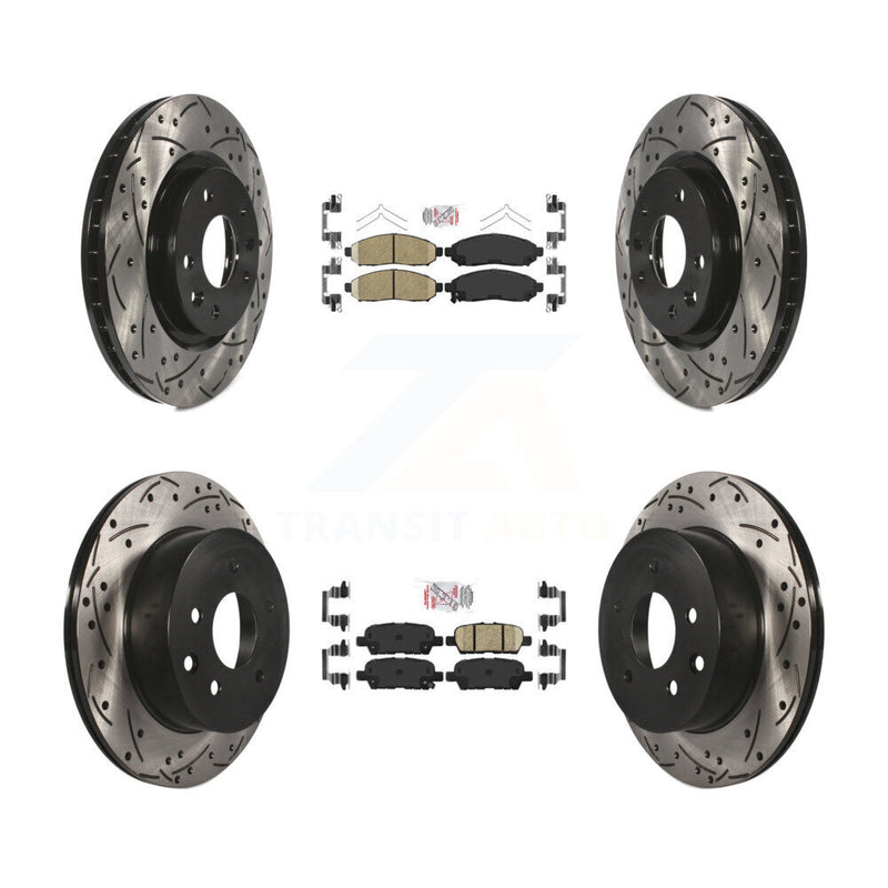Transit Auto KDA-100599 Disc Brake Kit for 2015 Nissan LEAF - Front and Rear product image