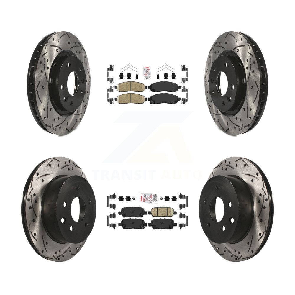 Transit Auto KDA-100600 Disc Brake Kit for 2015 Nissan LEAF - Front and Rear product image