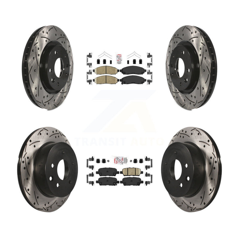 Transit Auto KDA-100600 Disc Brake Kit for 2015 Nissan LEAF - Front and Rear product image
