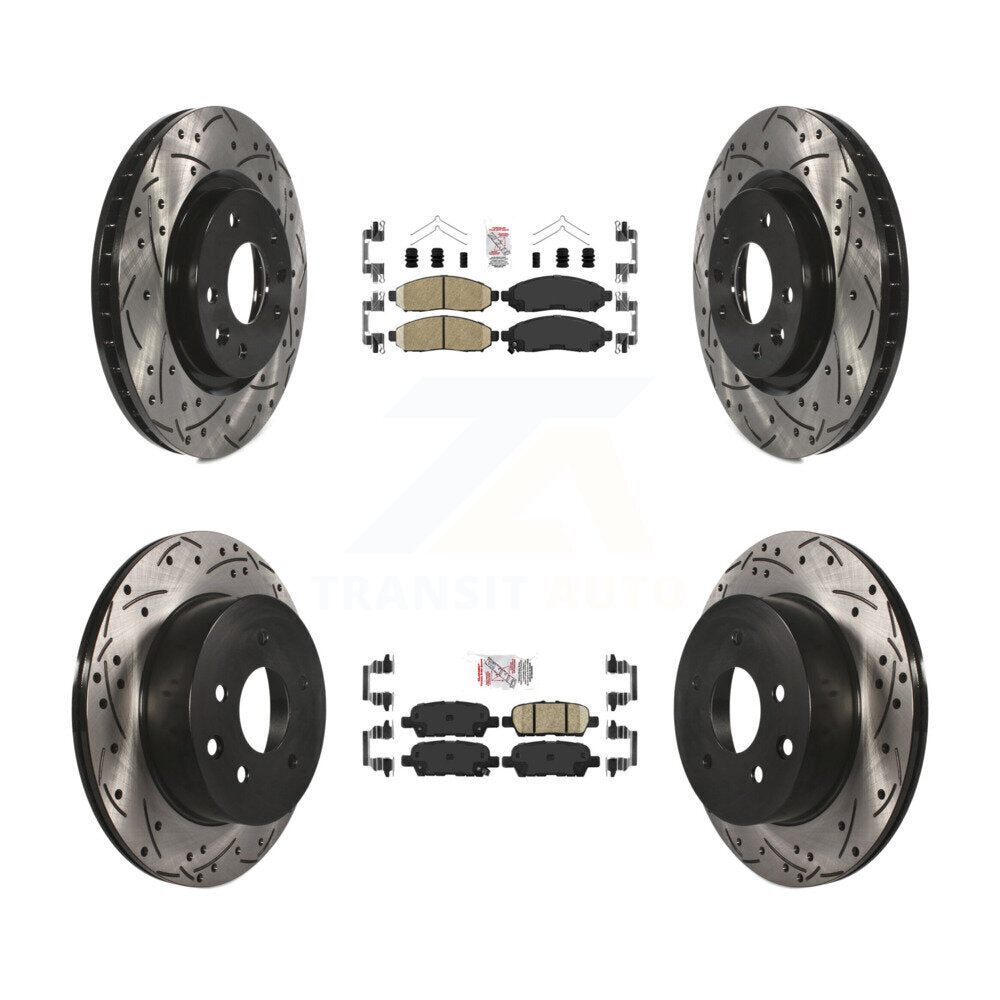 Transit Auto KDA-100601 Disc Brake Kit for 2015 Nissan LEAF - Front and Rear product image