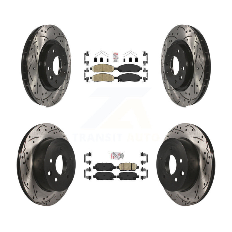 Transit Auto KDA-100601 Disc Brake Kit for 2015 Nissan LEAF - Front and Rear product image