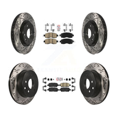 Transit Auto KDA-100602 Disc Brake Kit for 2014-2017 Nissan LEAF - Front and Rear product image