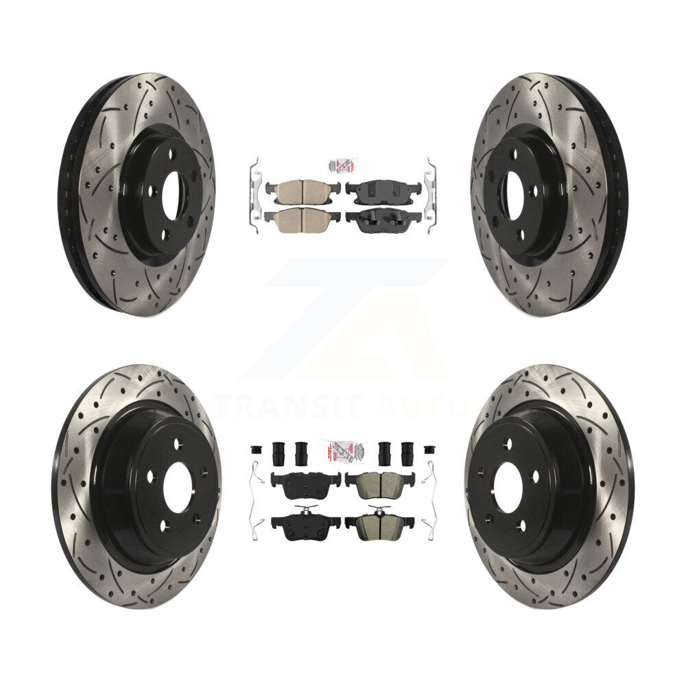 Transit Auto KDA-100610 Disc Brake Kit for 2018-2020 Lincoln Continental - Front and Rear product image