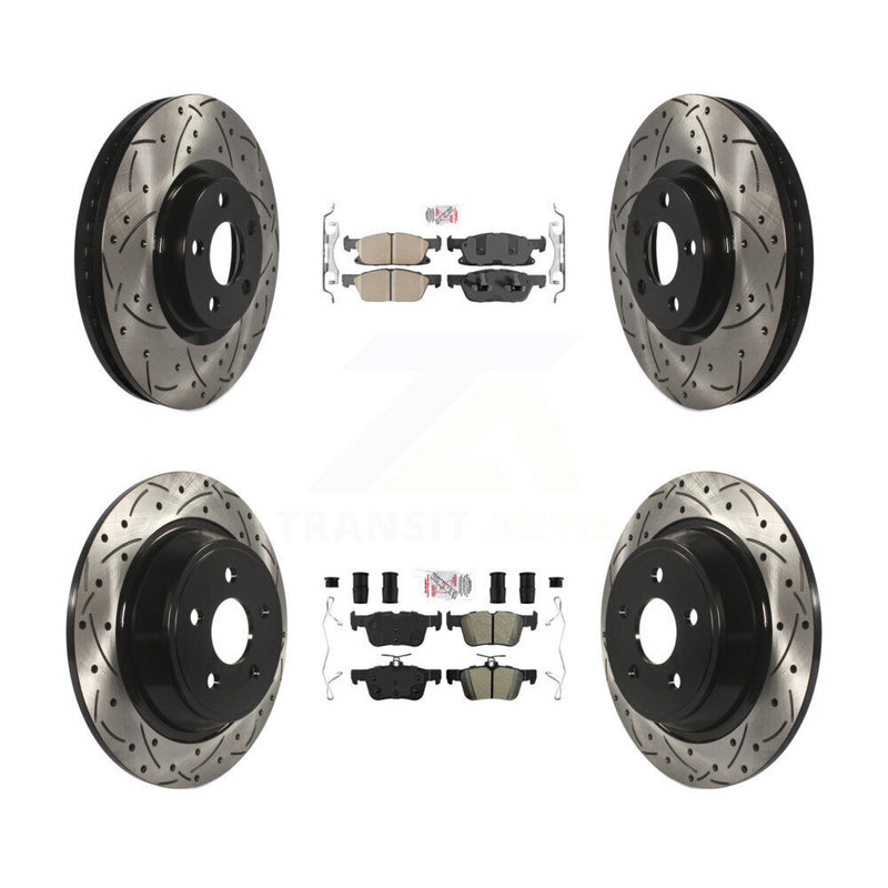 Transit Auto KDA-100610 Disc Brake Kit for 2018-2020 Lincoln Continental - Front and Rear product image