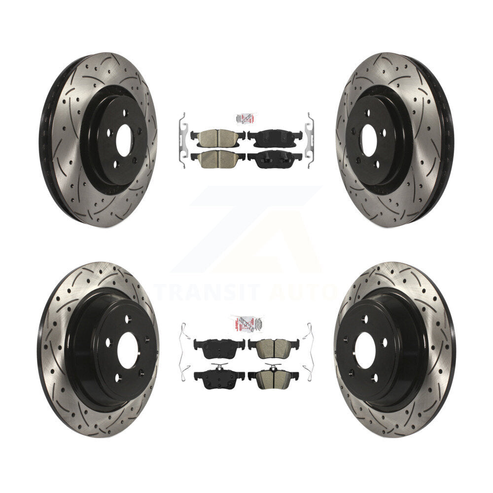 Transit Auto KDA-100611 Disc Brake Kit for 2015-2023 Ford Edge, Lincoln Nautilus, Lincoln MKX - Front and Rear product image