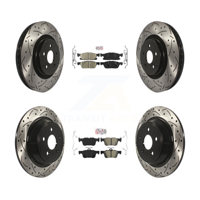 Transit Auto KDA-100611 Disc Brake Kit for 2015-2023 Ford Edge, Lincoln Nautilus, Lincoln MKX - Front and Rear product image