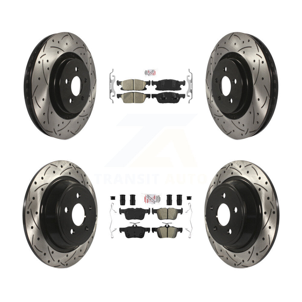 Transit Auto KDA-100612 Disc Brake Kit for 2015-2023 Ford Edge, Lincoln Nautilus, Lincoln MKX - Front and Rear product image