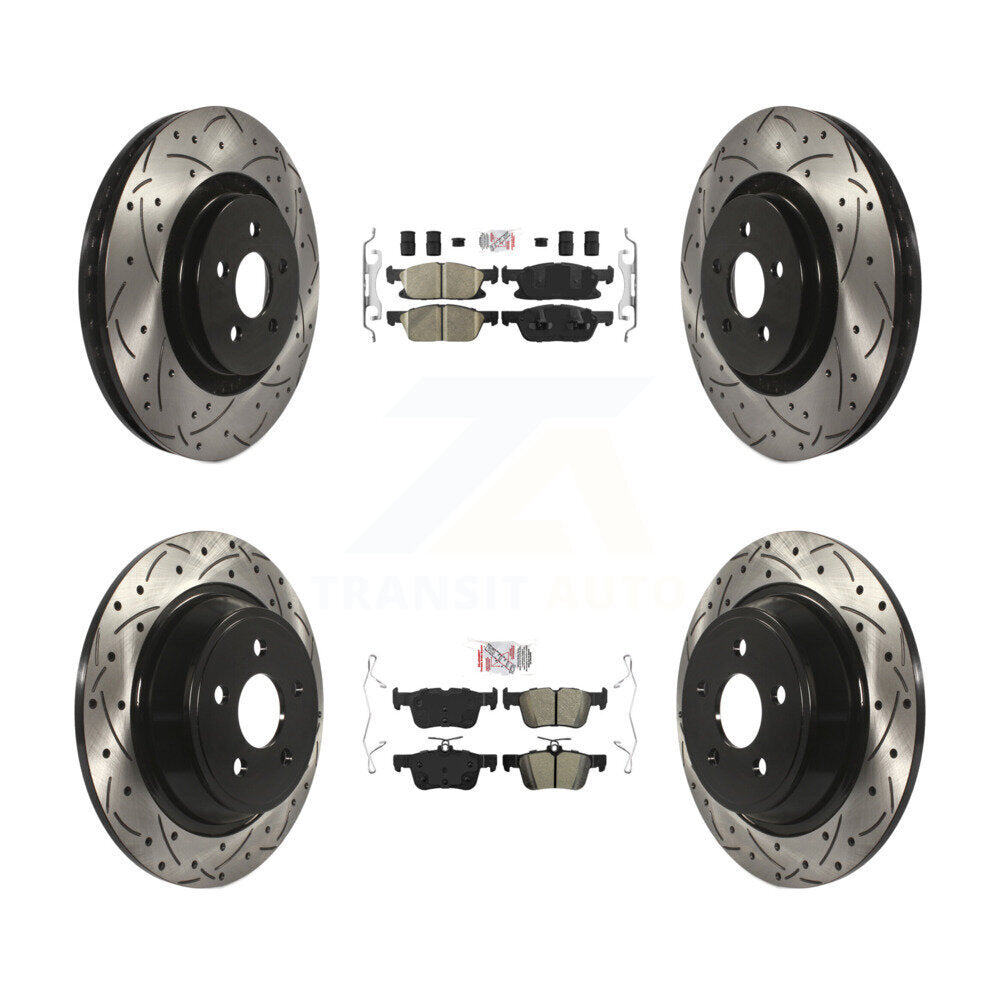 Transit Auto KDA-100613 Disc Brake Kit for 2015-2023 Ford Edge, Lincoln Nautilus, Lincoln MKX - Front and Rear product image