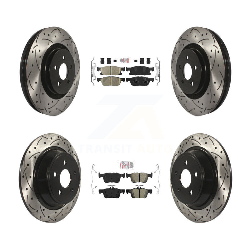 Transit Auto KDA-100613 Disc Brake Kit for 2015-2023 Ford Edge, Lincoln Nautilus, Lincoln MKX - Front and Rear product image
