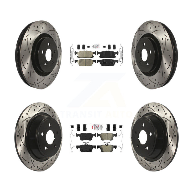 Transit Auto KDA-100614 Disc Brake Kit for 2015-2023 Ford Edge, Lincoln Nautilus, Lincoln MKX - Front and Rear product image