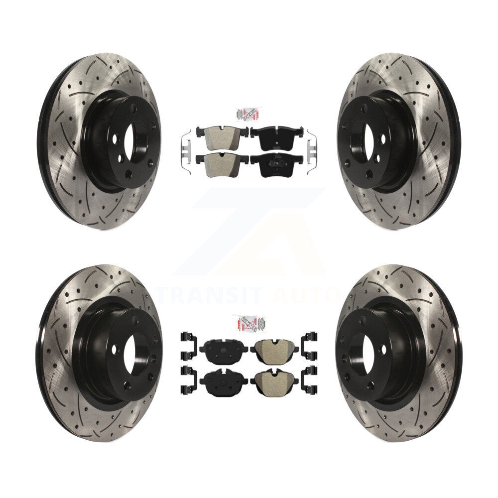 Transit Auto KDA-100616 Disc Brake Kit for 2011-2018 BMW X4, BMW X3 - Front and Rear product image
