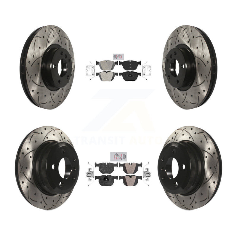 Transit Auto KDA-100618 Disc Brake Kit for 2009-2018 BMW X5, BMW X6 - Front and Rear product image