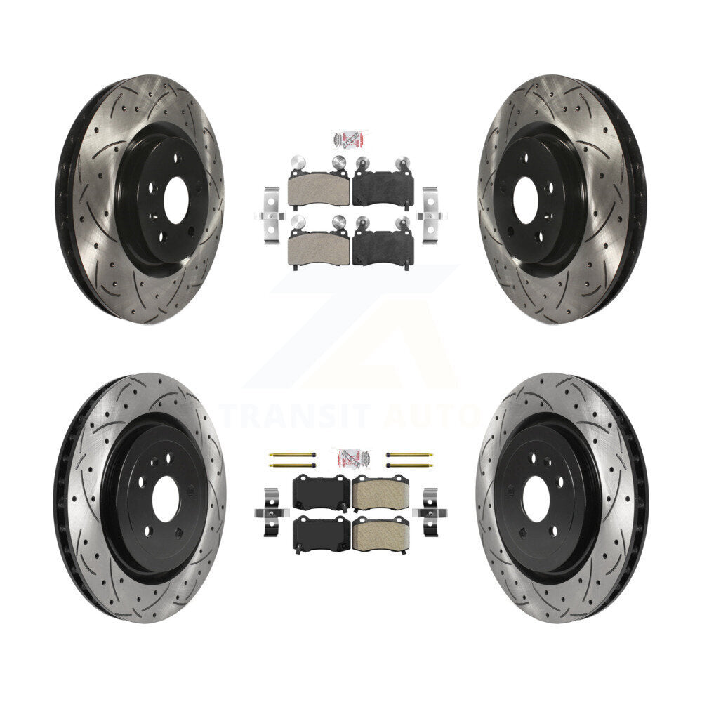 Transit Auto KDA-100623 Disc Brake Kit for 2010-2015 Chevrolet Camaro - Front and Rear product image