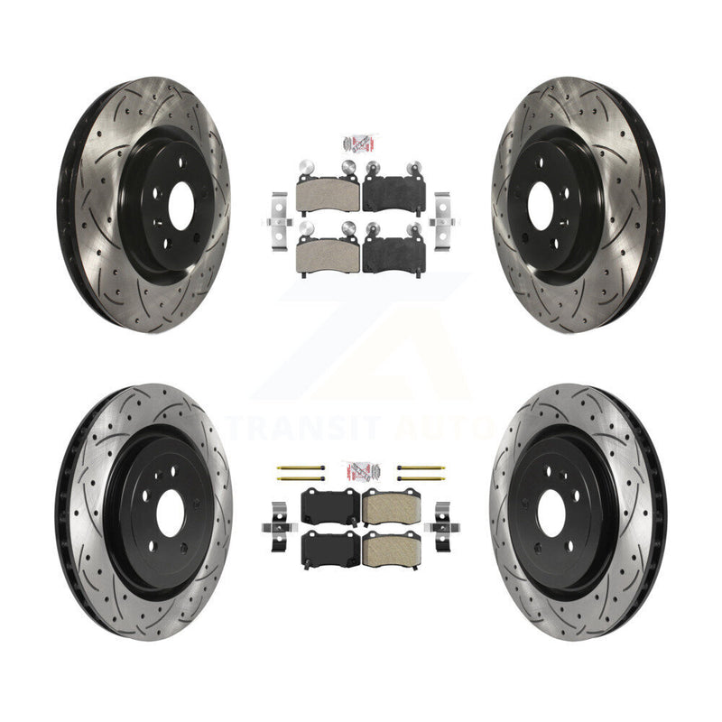Transit Auto KDA-100623 Disc Brake Kit for 2010-2015 Chevrolet Camaro - Front and Rear product image