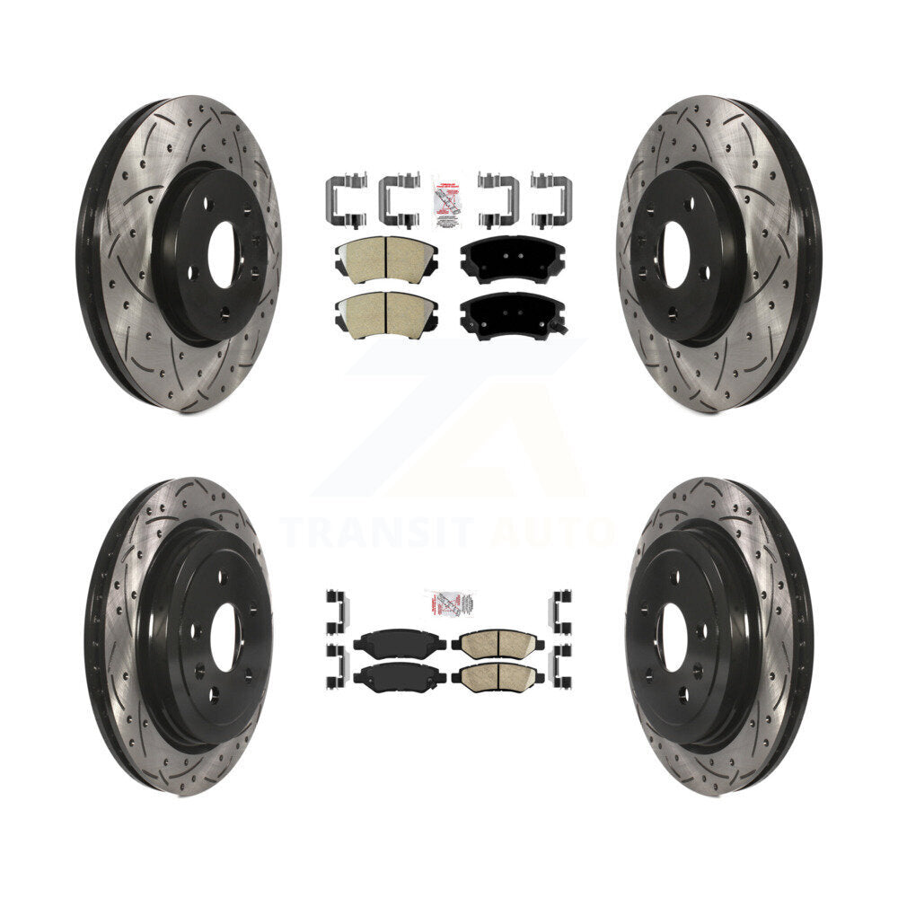 Transit Auto KDA-100624 Disc Brake Kit for 2010-2015 Chevrolet Camaro - Front and Rear product image