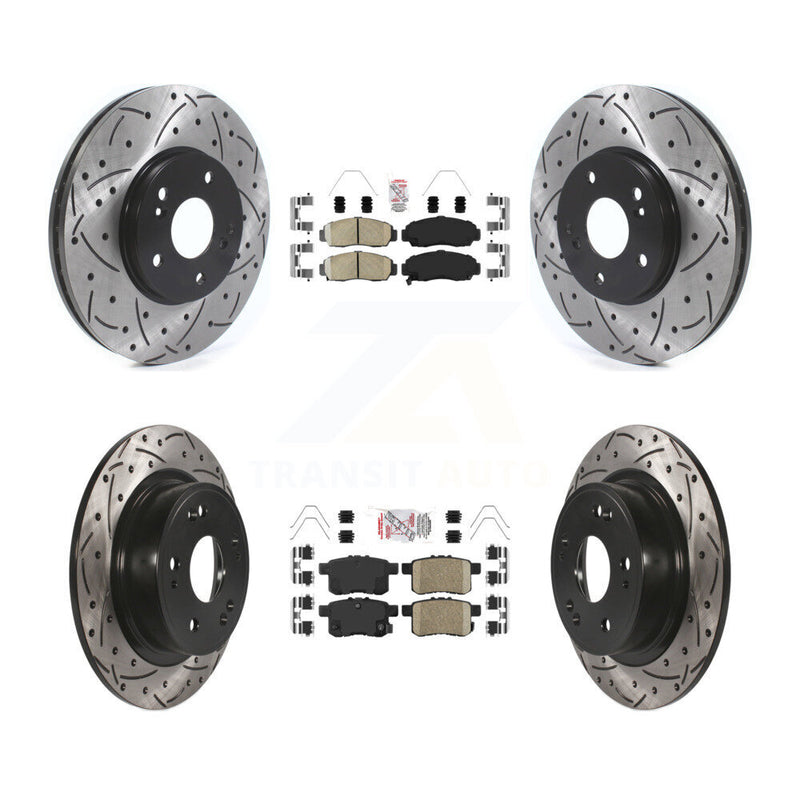 Transit Auto KDA-100625 Disc Brake Kit for 2008-2014 Honda Accord, Acura TSX - Front and Rear product image
